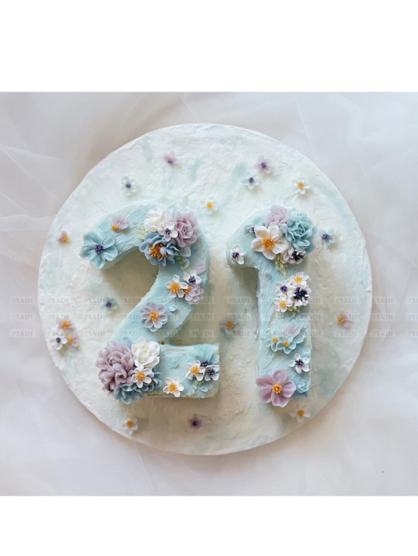 NUMBER CAKE 21