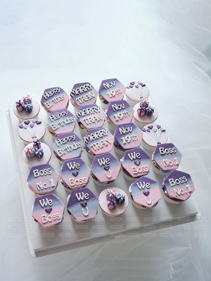 Cupcakes Purple