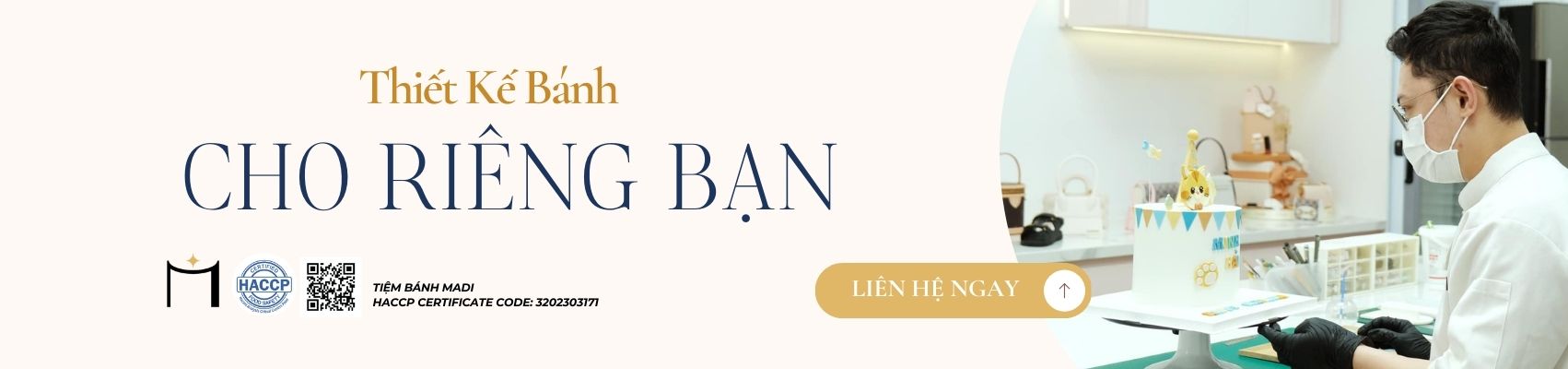 MaDi - Đơn vị nhận thiết kế và làm bánh kem tặng sếp theo yêu cầu cao cấp