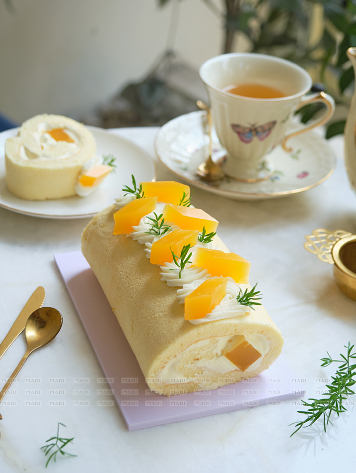 Bánh cuộn chiffon vị Chanh dây
