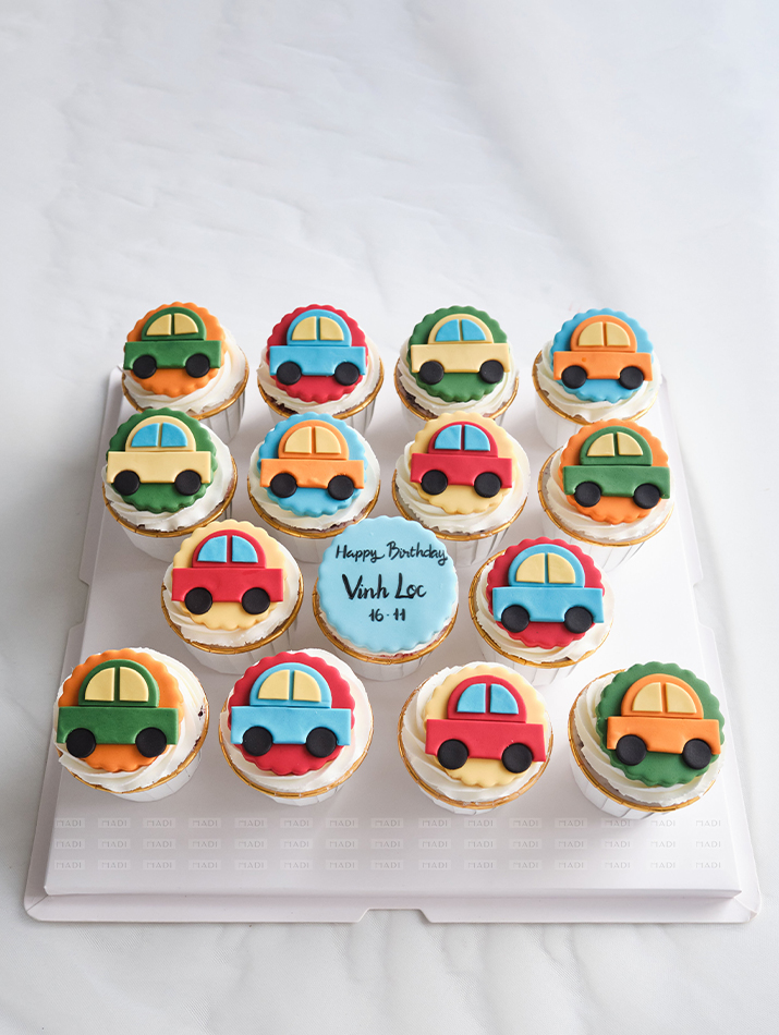 Cupcakes 2D Car 01