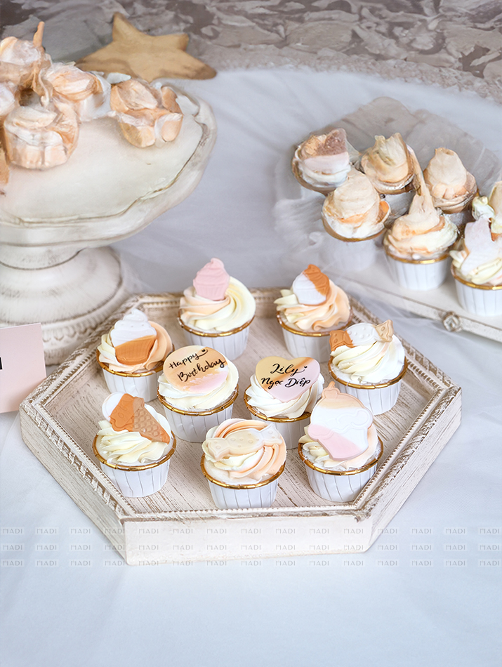 Cupcakes 2D ice cream