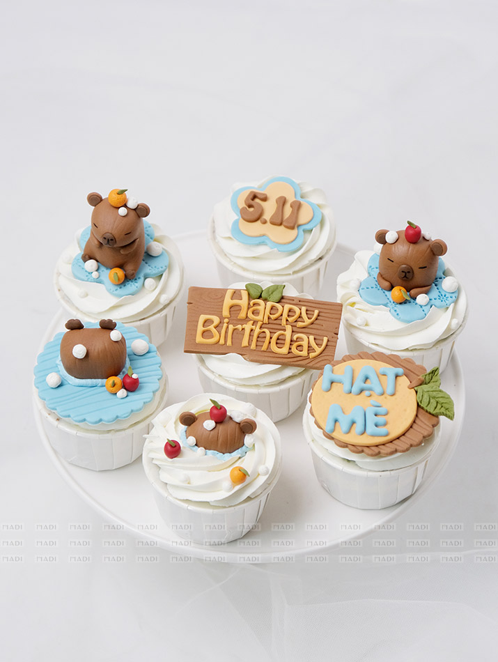 Cupcakes 3D Capybara