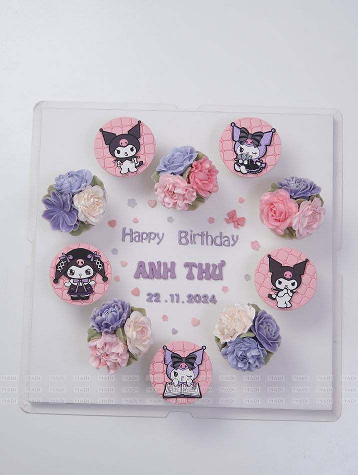 Cupcakes in hình Kuromi 01