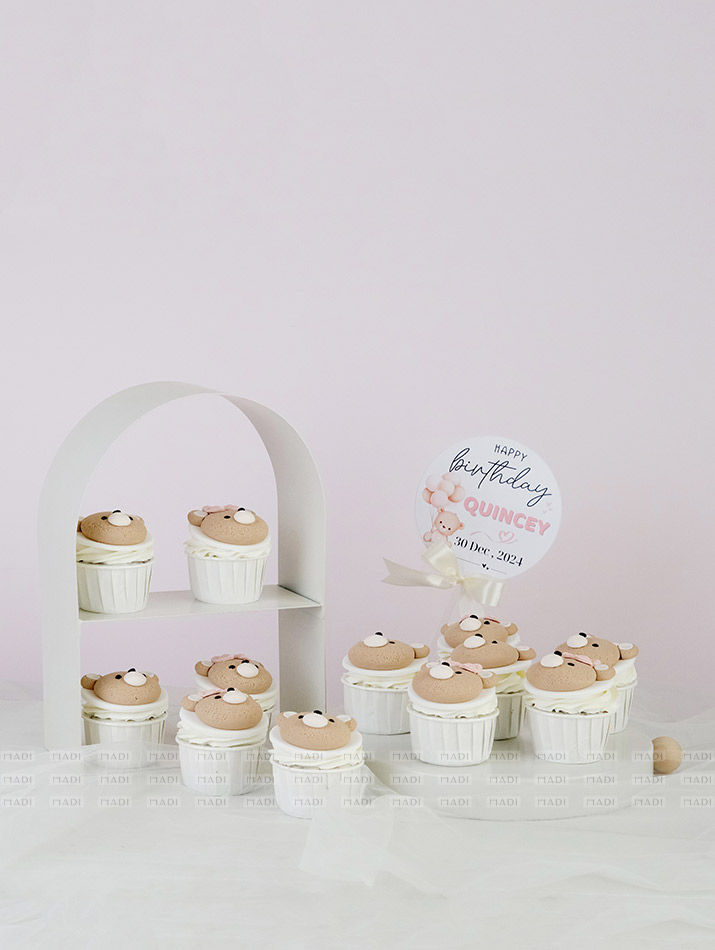 Cupcakes 2D Teddy Bear