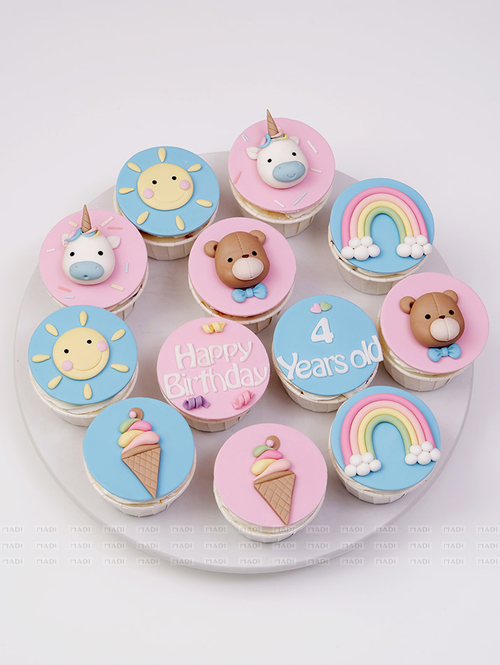 Cupcakes 2D Unicorn