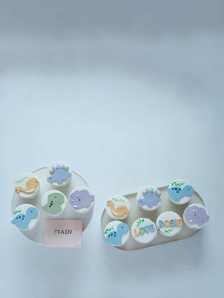 Cupcakes 2D Dinosaurs