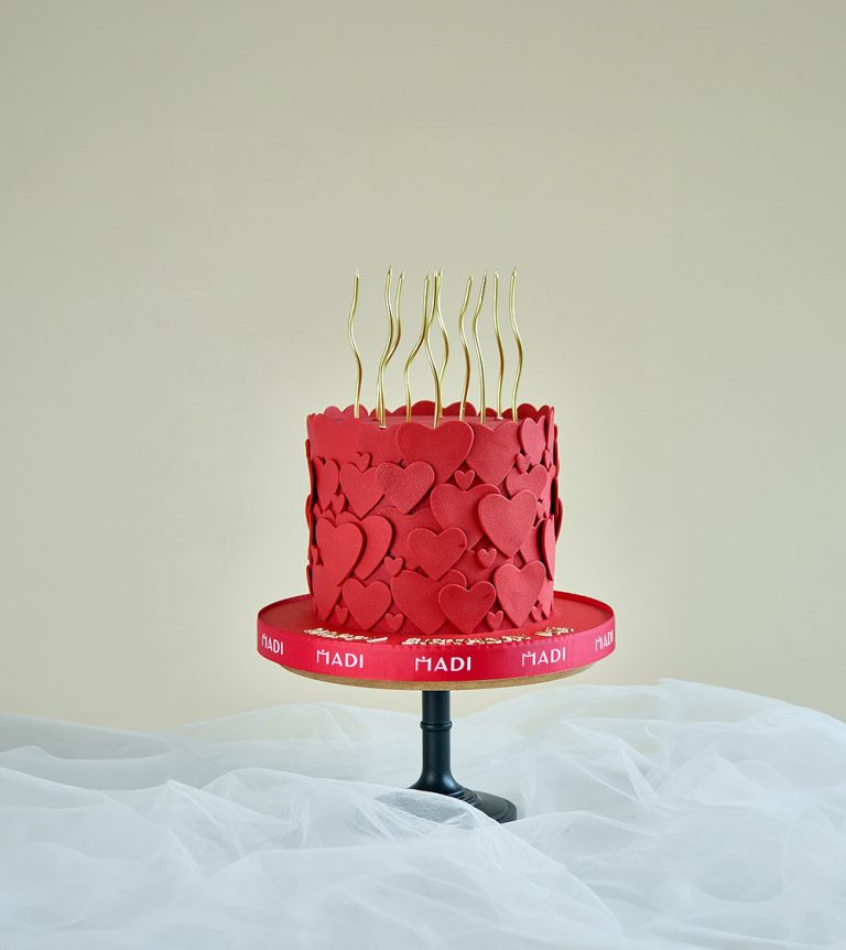 Sweet heart cake