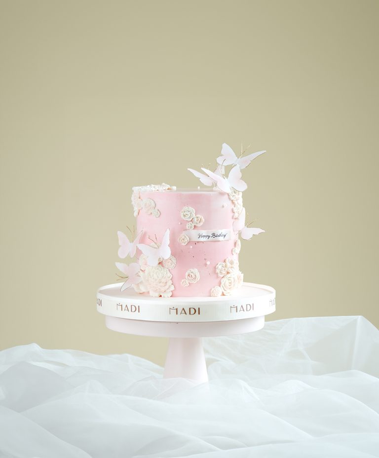 Butterfly Bloom cake