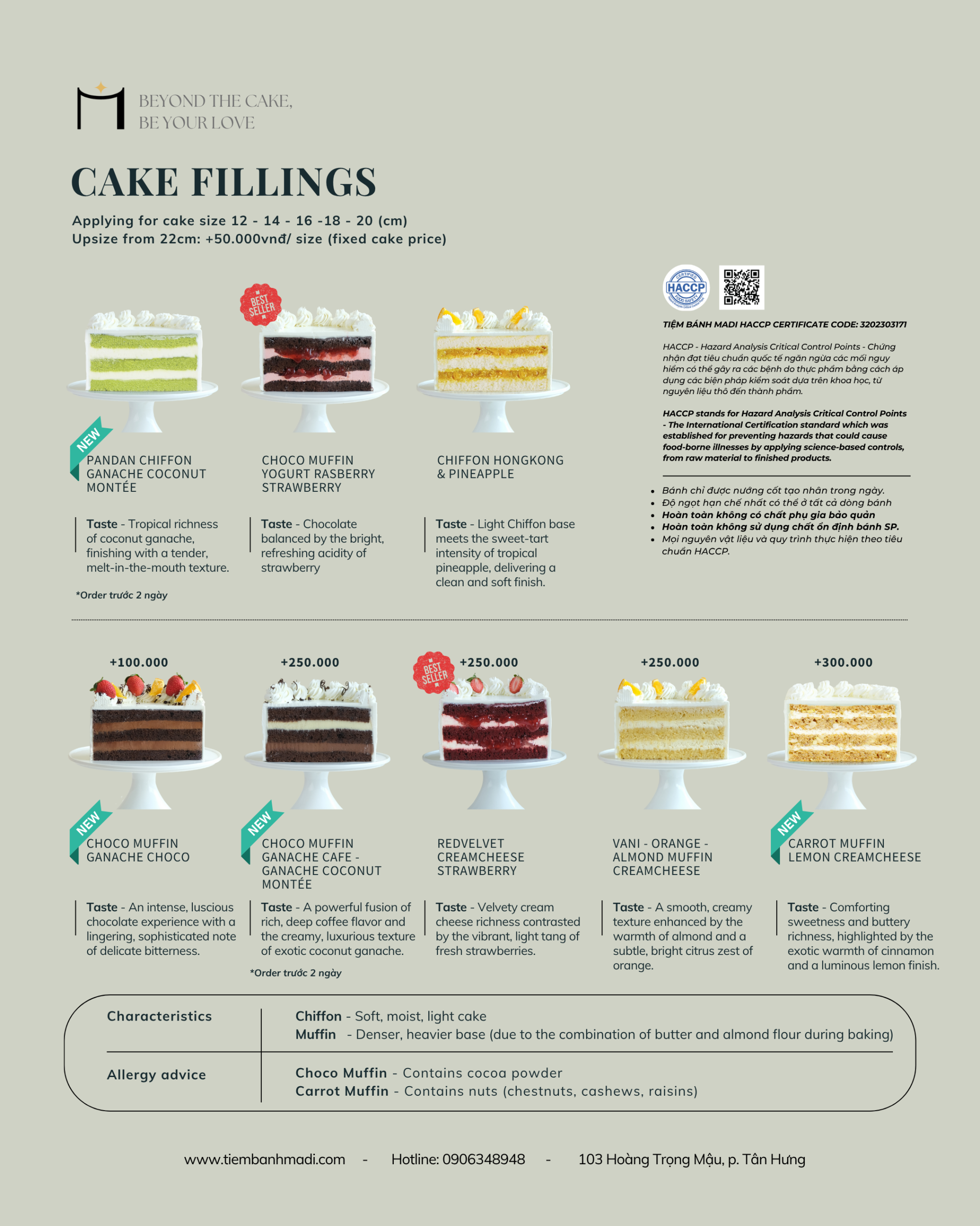 New fillings for mooncakes at MaDi