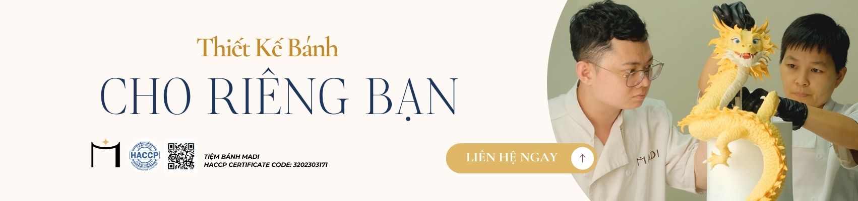 Đặt bánh kem theo yêu cầu cá nhân hóa tại MaDi