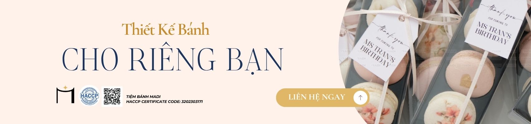 Mỗi chiếc Macaron tại MaDi được chăm chút tỉ mỉ, tạo nên nét khác biệt khi so sánh Macaron và Macaroon