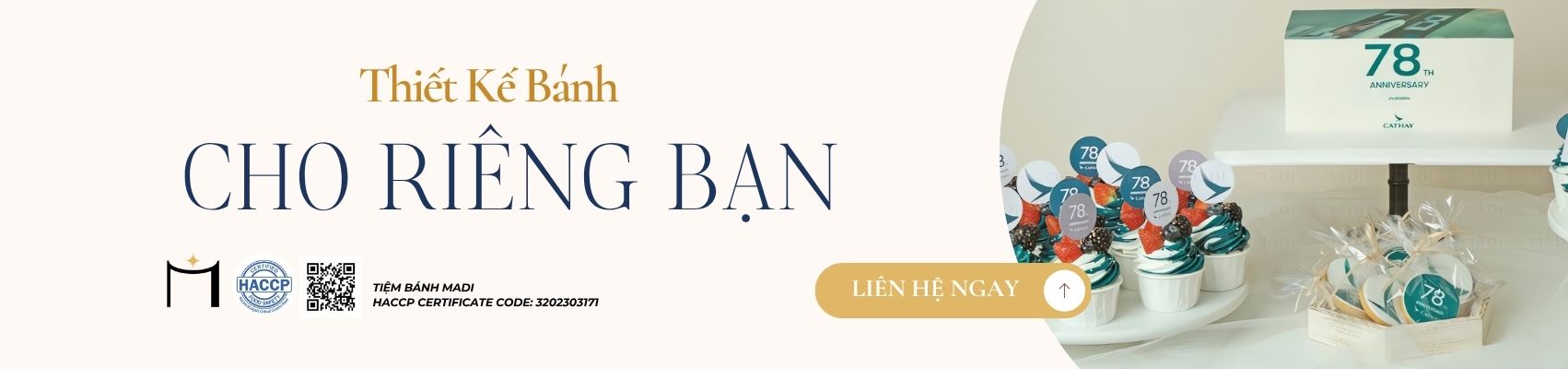 Cùng MaDi tạo nên chiếc bánh kem tặng đối tác ấn tượng
