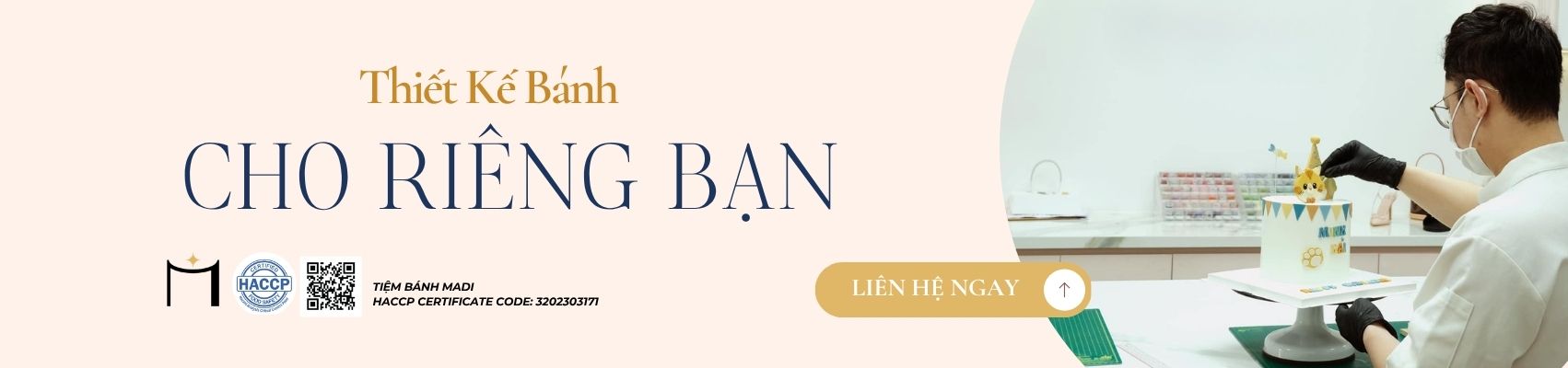 Gửi trọn tâm tư vào chiếc bánh kem thiết kế theo yêu cầu cùng MaDi