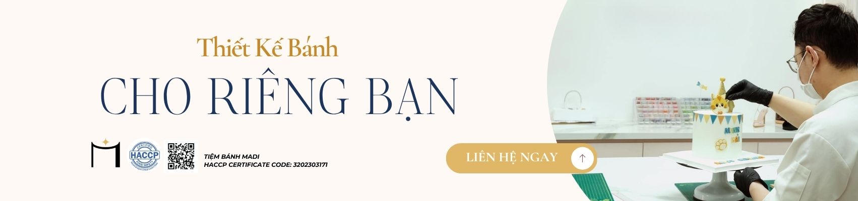 Gửi trọn tâm tư vào chiếc bánh kem thiết kế theo yêu cầu cùng MaDi