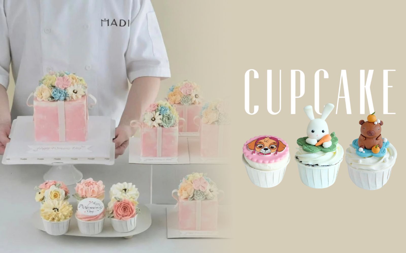 Khi đặt bánh kem ngày 8 tháng 3 theo yêu cầu tại MaDi, những món quà tặng kèm ý nghĩa sẽ giúp lời chúc thêm trọn vẹn, chạm đến những cảm xúc tinh tế nhất