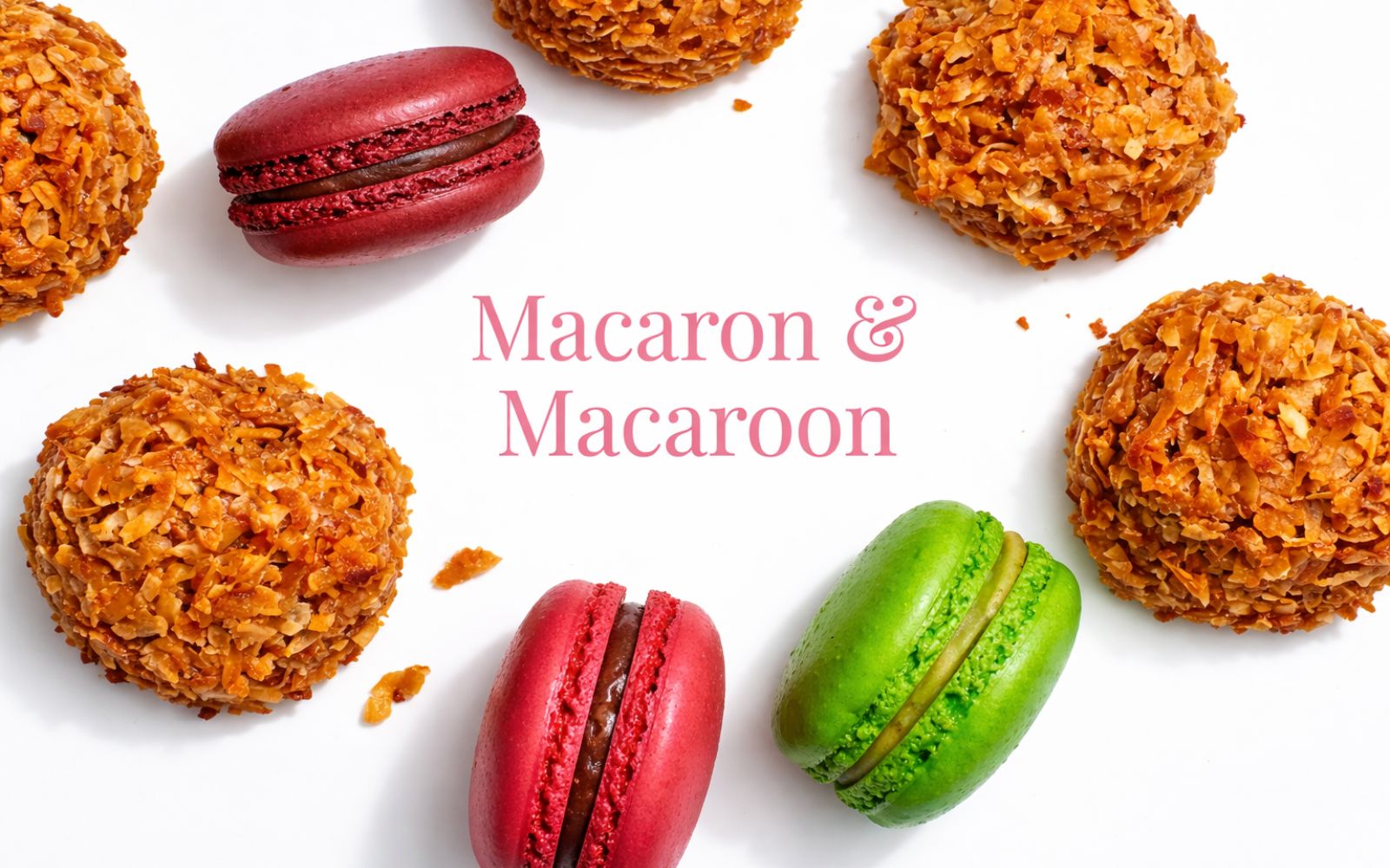 Đừng để tên gọi giống nhau khiến bạn nhầm lẫn khi phân biệt Macaron và Macaroon