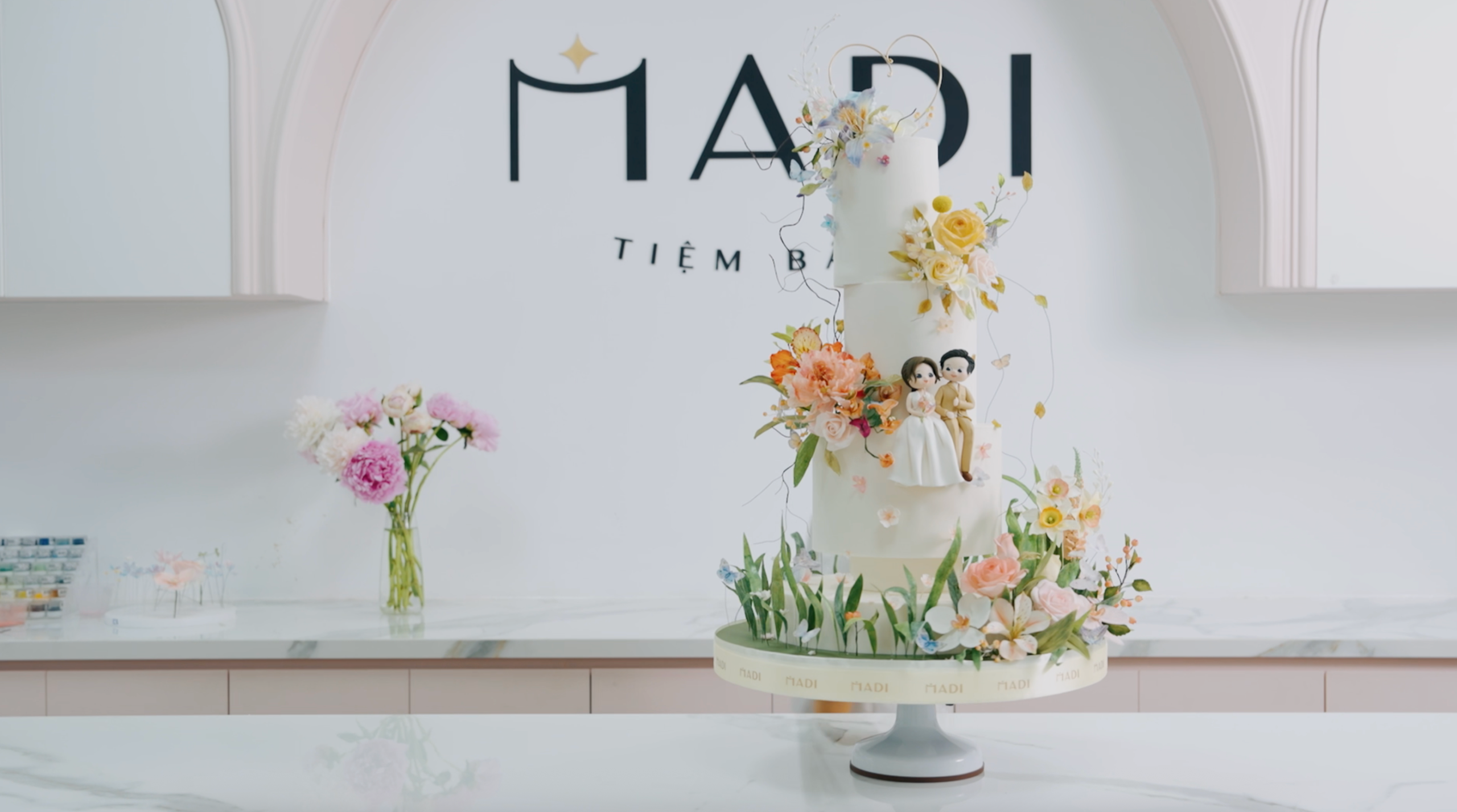 Banner bánh cưới MaDi