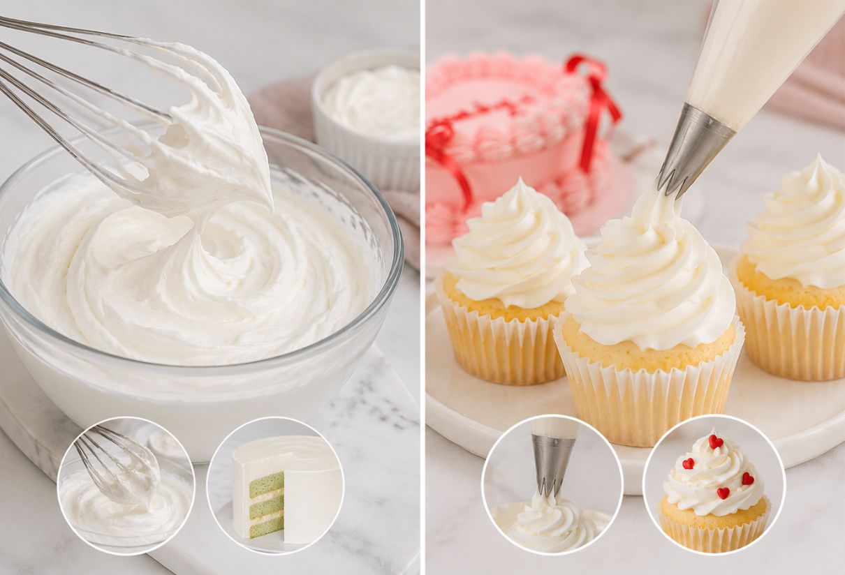 whipping cream và topping cream