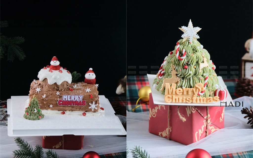 Mẫu khúc cây Giáng sinh và mẫu thông Noel cho bữa tiệc gia đình