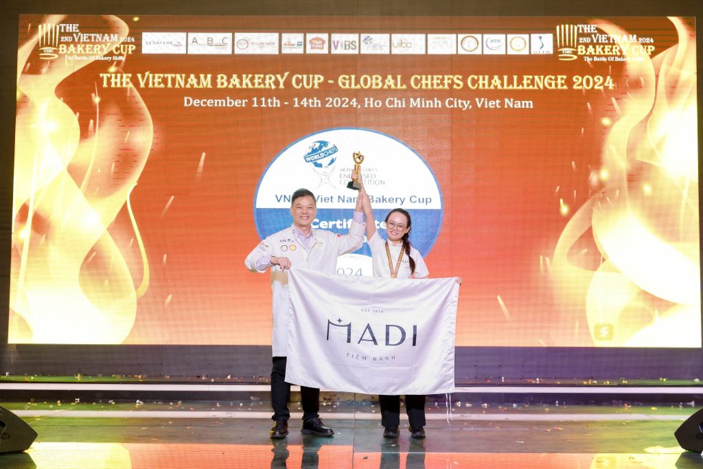 MaDi nhận giải tại Vietnam Bakery Cup 2024 tổ chức tại TP.HCM