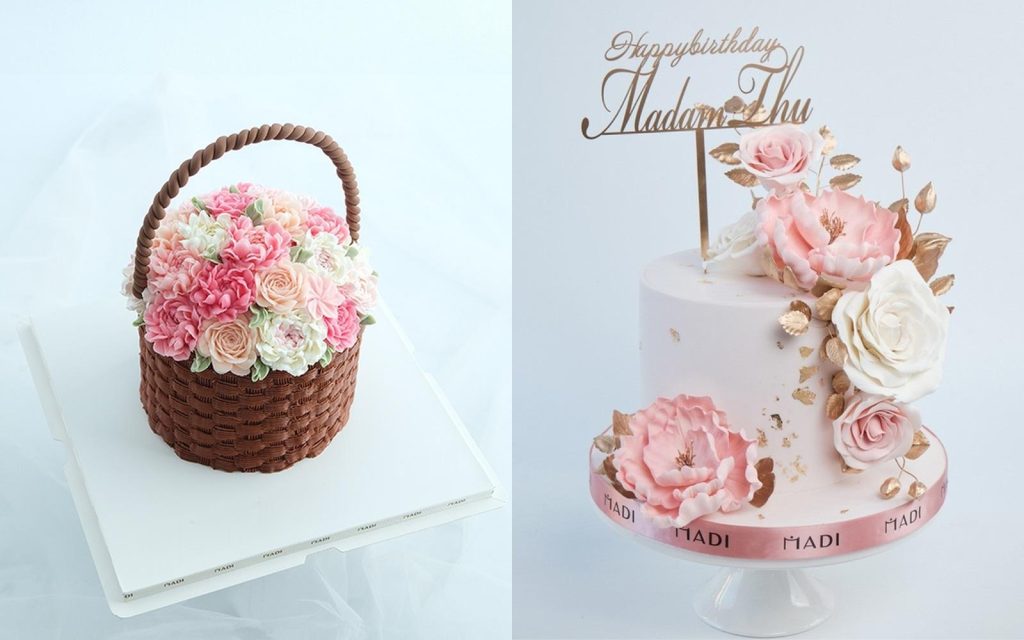 Bánh hoa nặn tay thanh lịch, sinh nhật sếp nên tặng gì cho sếp nữ
