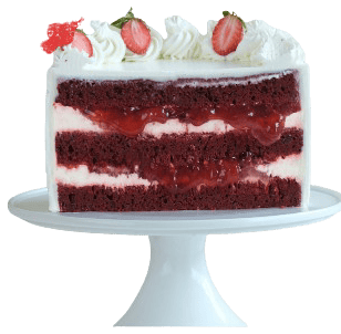 Bánh kem nhân Redvelvet Creamcheese Strawberry – Tiệm Bánh MaDi